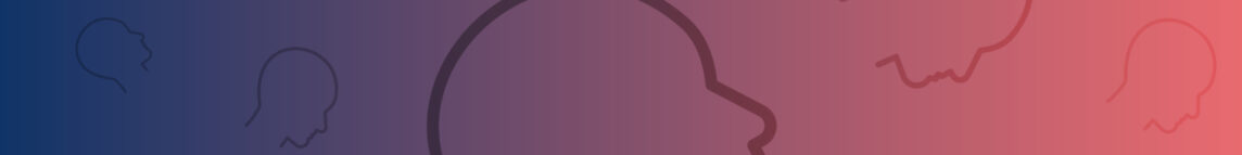 Web Header for Interview series, showing a gradient of the corporate colors of Spairliners with the outlines of a head.